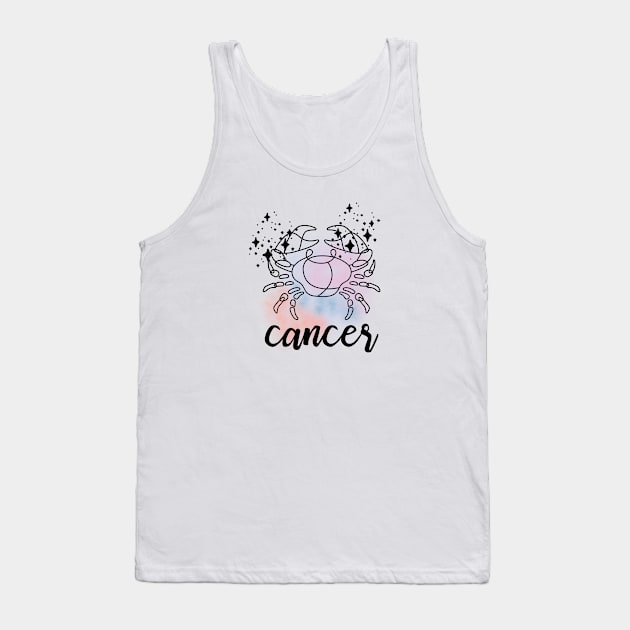 Cancer Zodiac Tank Top by swagmaven